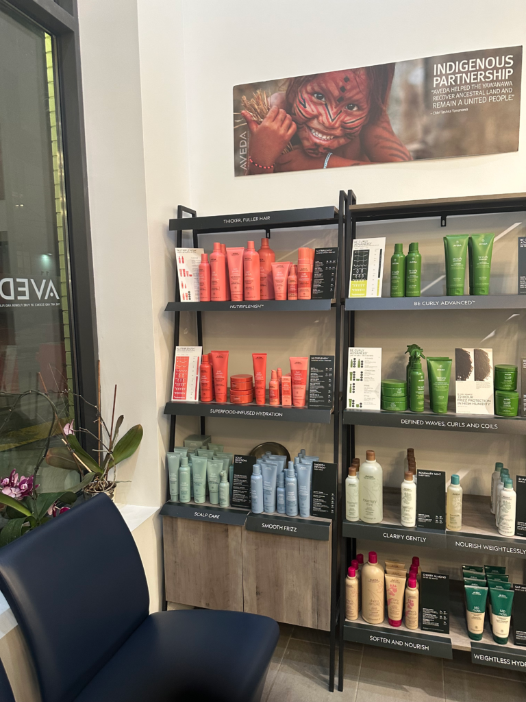 Relaxing salon interior at Salon Zoma